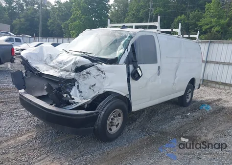 2023 Chevrolet Express Cargo Rwd 2500 Regular Wheelbase Wt from USA, damaged, VIN 1GCWGAFP1P1252487